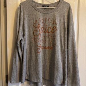 Modern Canvas Long Sleeve Pumpkin Spice shirt